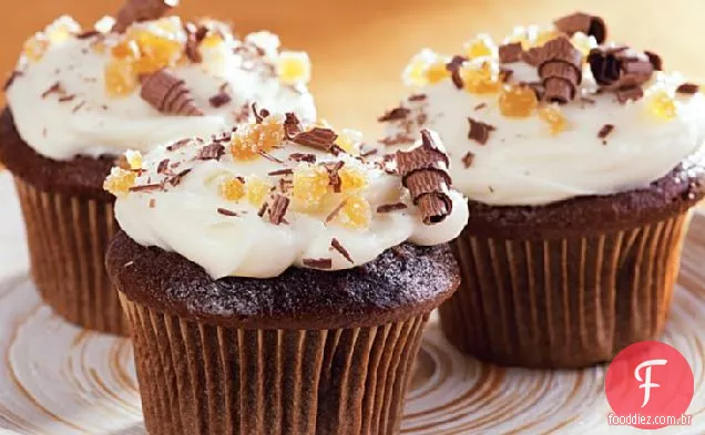Chocolate Gingerbread Cupcakes