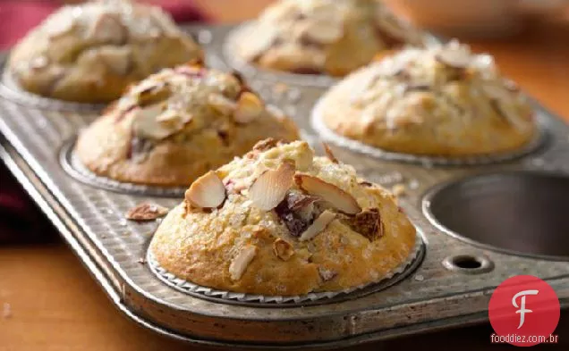 Bolinhos De Granola De Amêndoa De Cranberry