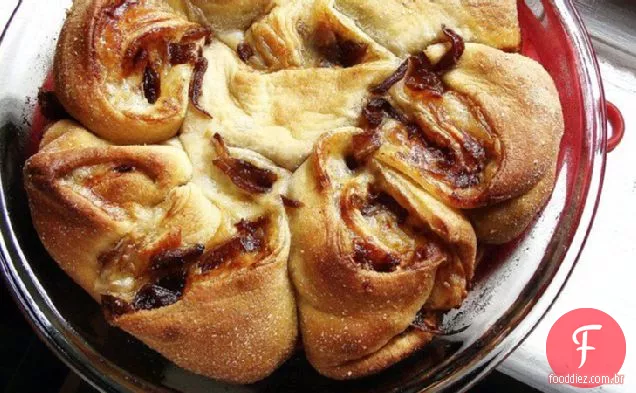 Pãezinhos De Queijo De Cebola Francesa