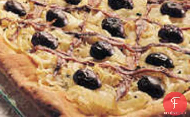 Torta De Cebola Mediterrânea