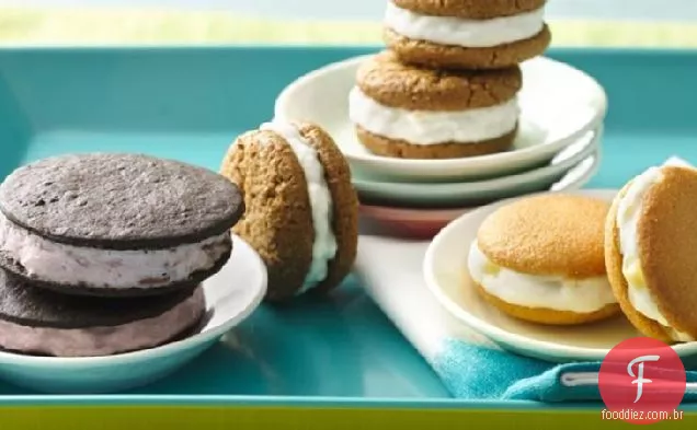 Sanduíches FroYo De Baunilha Tropical