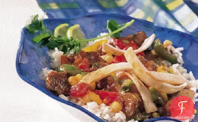 Taças De Carne Fajita