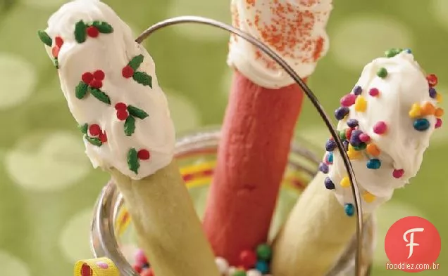 Palitos De Biscoito De Natal