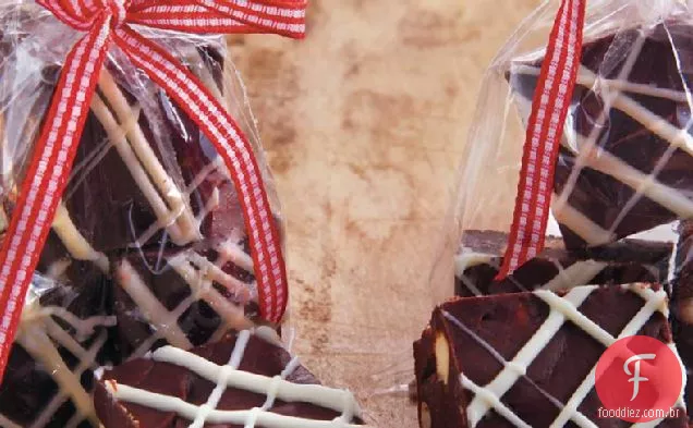 Pretzel Fudge preto e branco