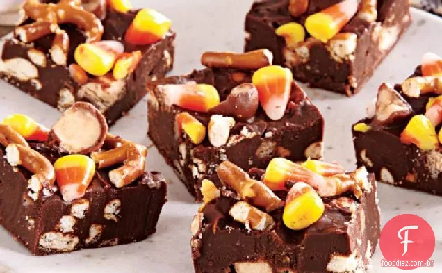 Doce e salgado Halloween Fudge