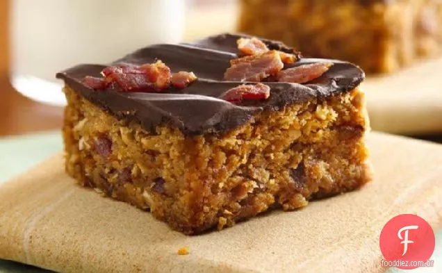 Manteiga De Amendoim Com Cobertura De Chocolate-Barras De Bacon