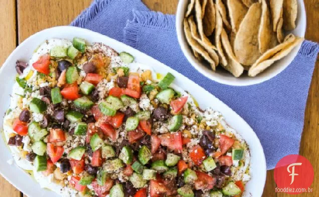 Molho hummus picado com Za'atar