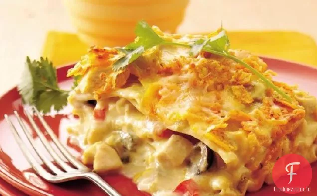 Frango Mexicano-Lasanha De Creme Azedo