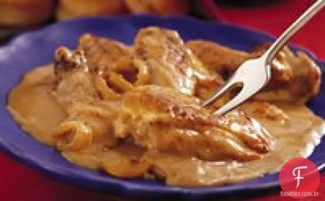 Lip Smackin ' Smothered Chicken