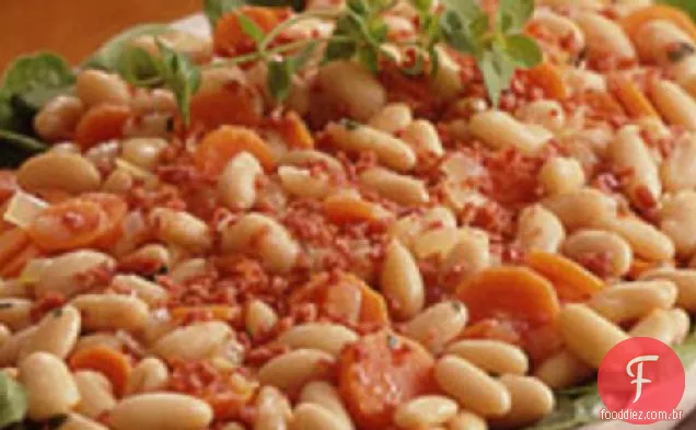 Salada De Feijão Toscana Quente