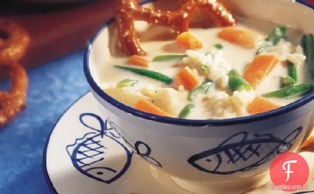 Sopa Cremosa De Queijo Vegetal