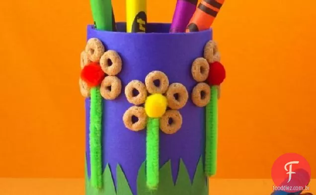 Flower Power Crayon Holder