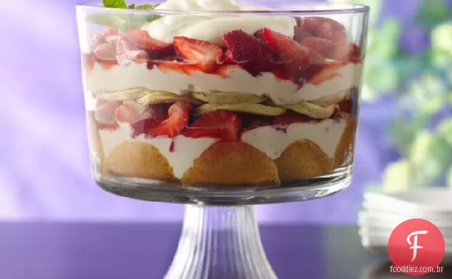 Bagatela De Queijo Creme De Morango