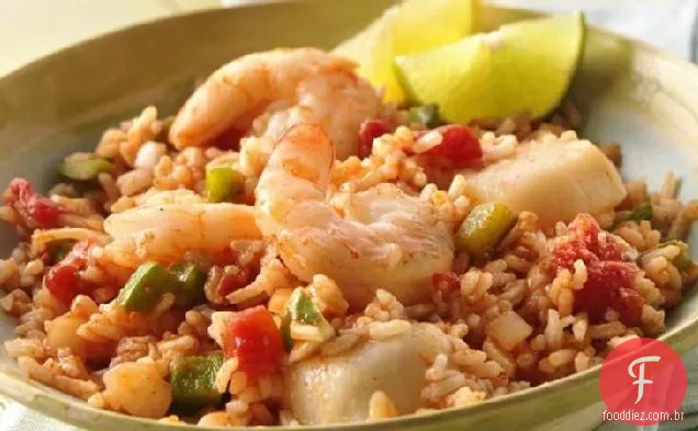 Pacotes Jambalaya Frutos Do Mar Grelhados