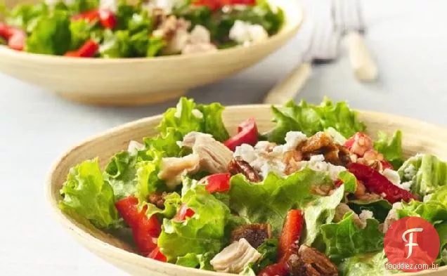 Salada de frango com vinagrete