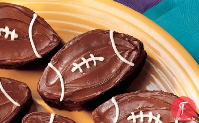 Spiked Futebol Brownies