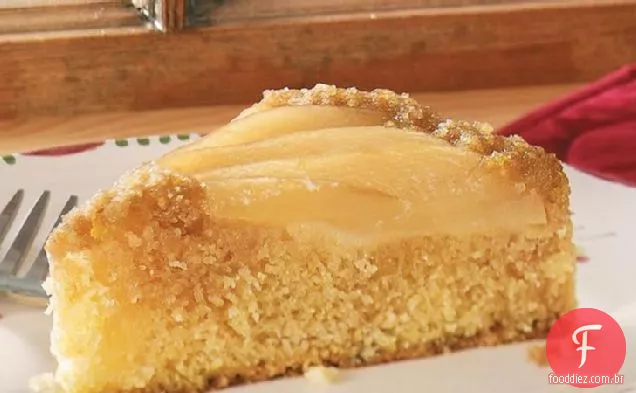 Bolo De Pêra De Cabeça Para Baixo