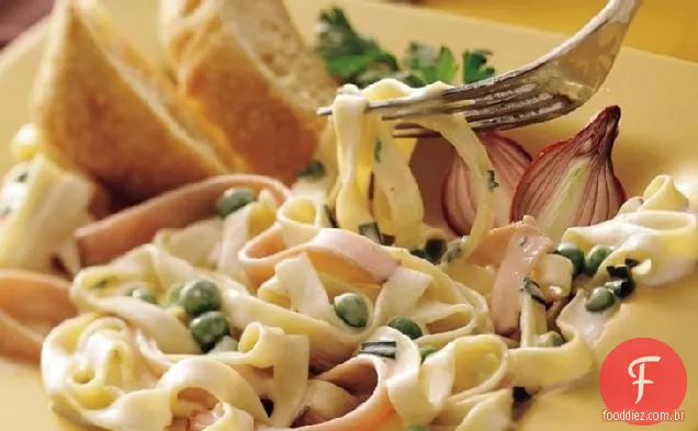 Presunto cremoso e Fettuccine