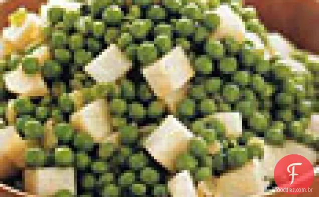 Ervilhas com raiz de aipo