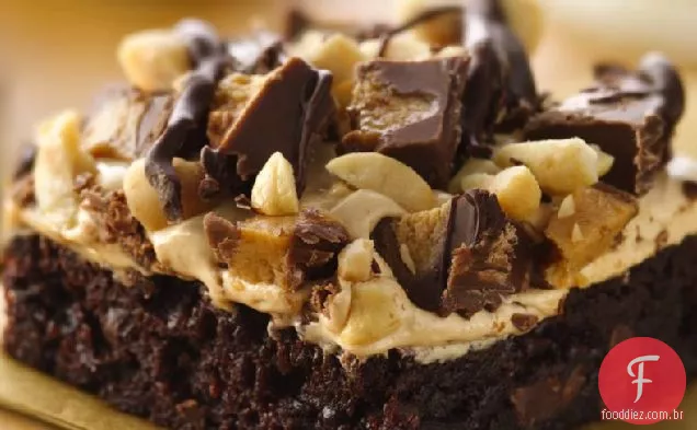 Manteiga De Amendoim Rocky Road Brownies