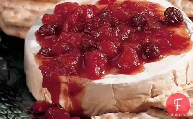 Gingery Cranberry and Pear Chutney
