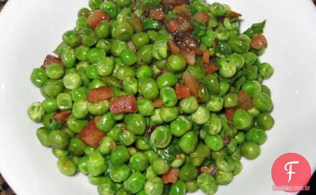 Ervilhas Com Pancetta E Chalotas