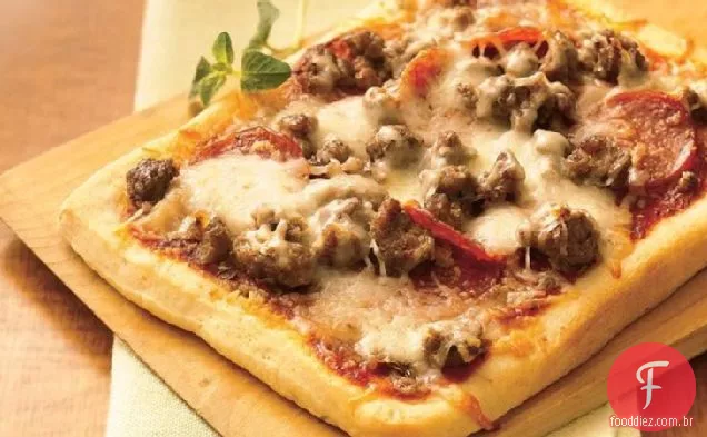Pizzas Pessoais De Carne Dupla