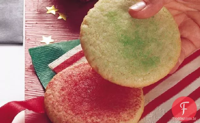 Mexa e deixe cair biscoitos de açúcar