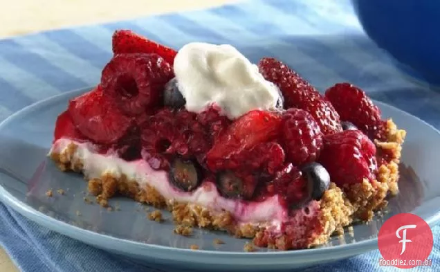 Torta De Creme De Baga Mista