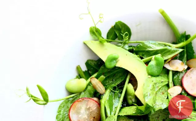 Salada De Ervilha Com Feijão Fava