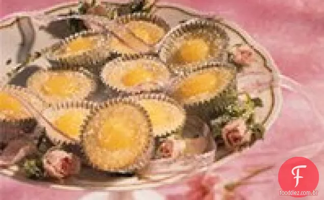 Tortas De Queijo Limão Em Miniatura