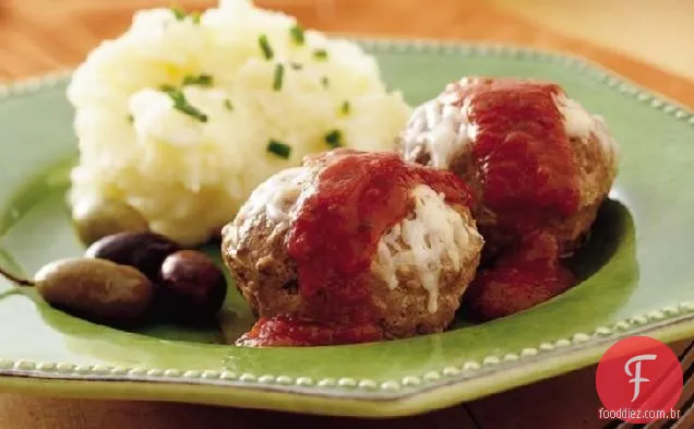 Mini Pães De Carne Italianos