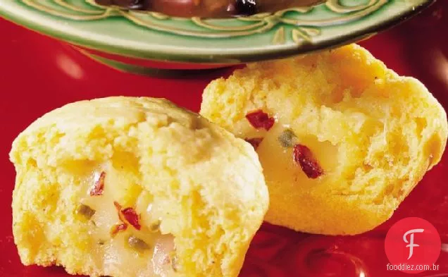 Jalapeño Jack Milho Muffins