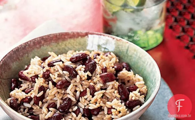 Arroz Jamaicano clássico e ervilhas