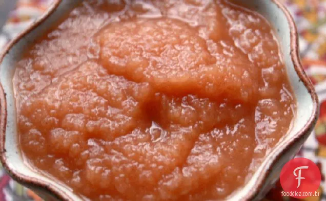 Compota De Maçã Caseira Com Canela