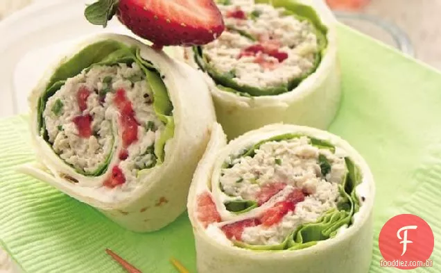 Frango Salada Roll-Ups
