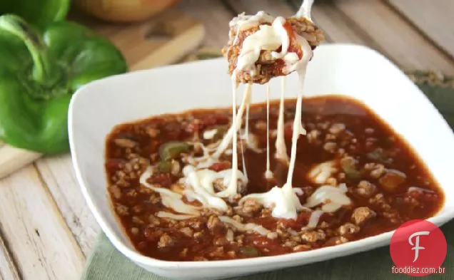 Sopa De Pimenta Recheada Com Fogão Lento