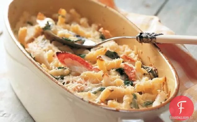 Caçarola de frango e espinafre