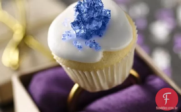 Anel De Noivado Mini Cupcakes