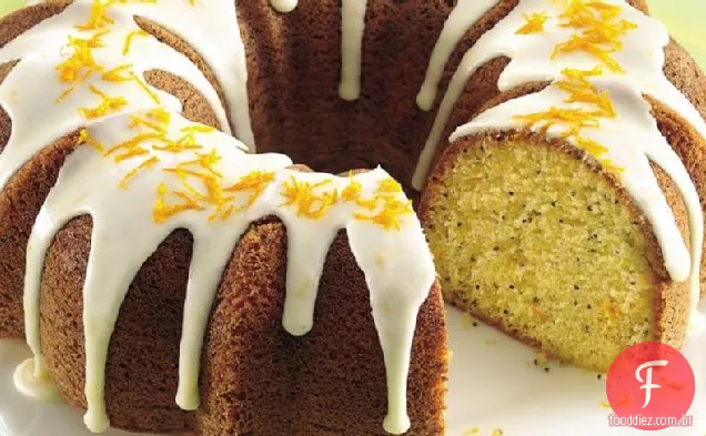 Bolo De Sementes De Laranja-Papoula