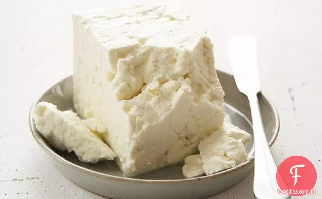 Ervilhas com queijo Feta