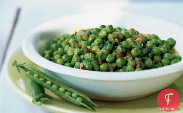 Ervilhas com Pancetta