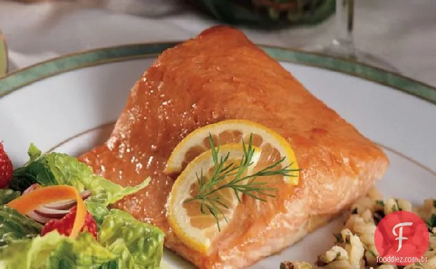 Salmão Simples Com Vidro De Mel