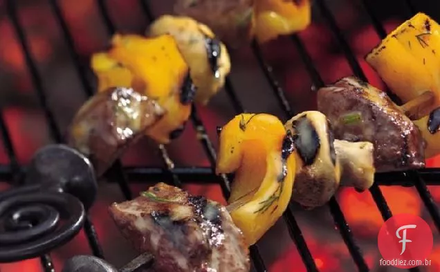 Fácil Bife Grelhado Kabobs