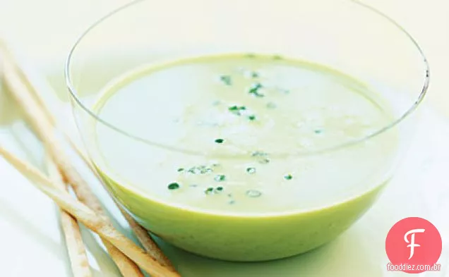 Sopa Refrigerada Da Ervilha Da Pressão Do Açúcar