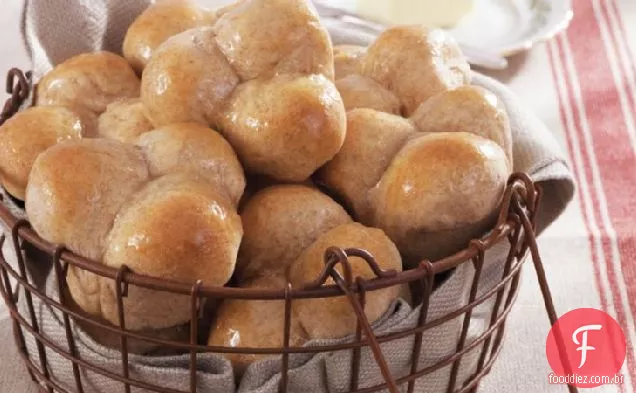 Rolos De Levedura De Trigo Com Mel