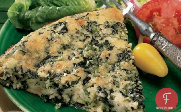 Torta de espinafre e Feta incrivelmente fácil