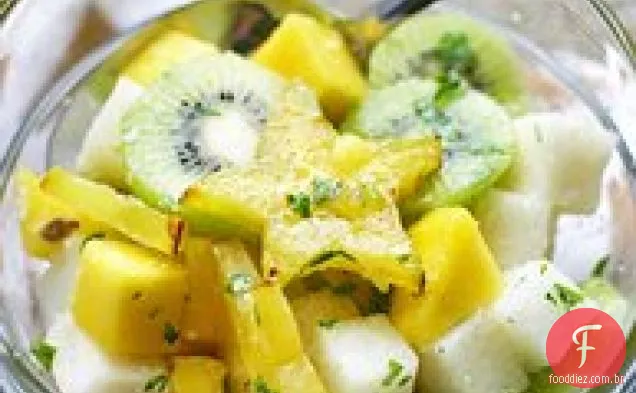 Jicama Lime Tropical Fruit Salad