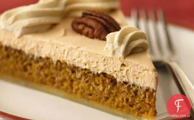 Torta De Creme De Caramelo De Abóbora