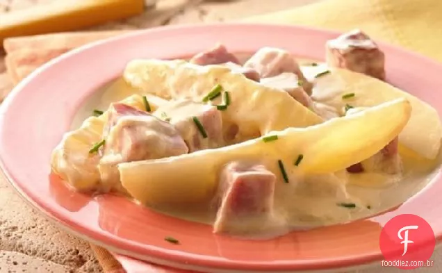 Presunto grelhado e batatas Au Gratin Packs